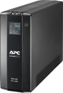 APC Back-UPS Pro 1600VA, 8 Outlets, AVR, LCD 24M